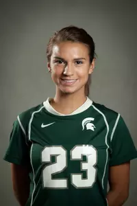 Claire Johnson is a freshman forward on the MSU field hockey team.