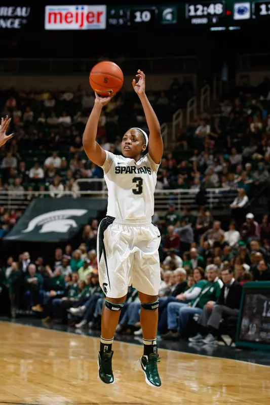 Porsche Poole scored 60 points this week, the most points by a Spartan in a two-game span in program history.