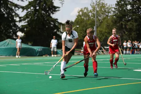 Abby Barker tallied her eleventh goal of the season.
