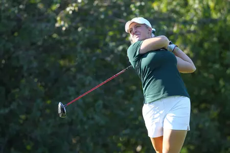 Caroline Powers leads the team with a 72.67 scoring average and is ranked No. 7 in the nation by Golfweek.