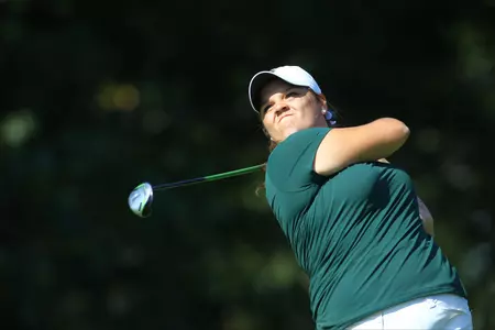 Liz Nagel is tied for 24th place at the Tar Heel Invitational.