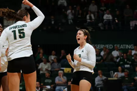 Kristen Kelsay and the Spartans look to snap a three-match losing streak when it faces Michigan.