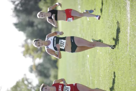 Junior Liana Eckert and the MSU women open compeition with a 5K run at 4:30 p.m.