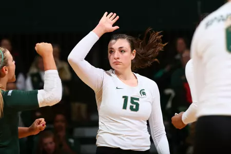 Lauren Wicinski was named Big Ten Player of the Week on Oct. 22.