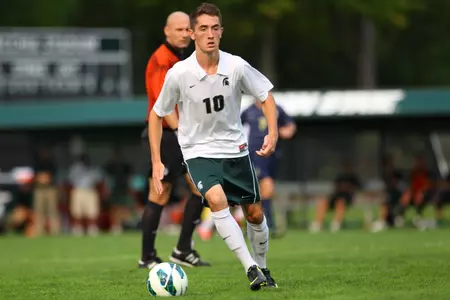 Jay Chapman recorded his first three collegiate goals against Indiana
