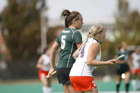 Abby Barker leads MSU with 37 points, 17 goals and three assists.