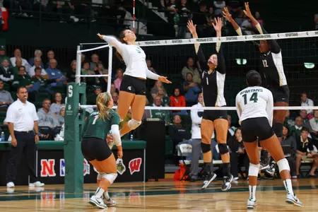 Taylor Galloway recorded her second career double-double.