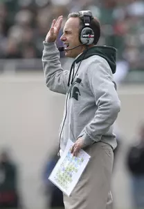 A trademark of Mark Dantonio's Michigan State teams has been their ability to produce wins late in the regular season. (Photo by Leon Halip, Getty Images)