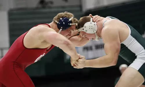 Mike McClure went 5-0 to finish first at heavyweight.