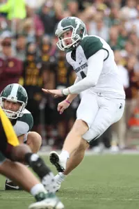 Dan Conroy ranks among MSU's all-time leaders in field goals, point-after attempts made and points scored.