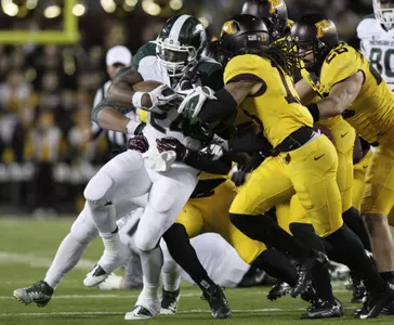 Le'Veon Bell rushed for a career-high 266 yards in MSU's 26-10 win at Minnesota on Saturday.
