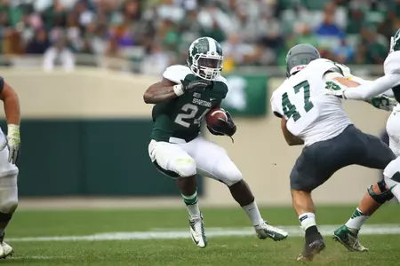 Le'Veon Bell leads the Big Ten and ranks third in the NCAA FBS in rushing, averaging 137.3 yards per game.