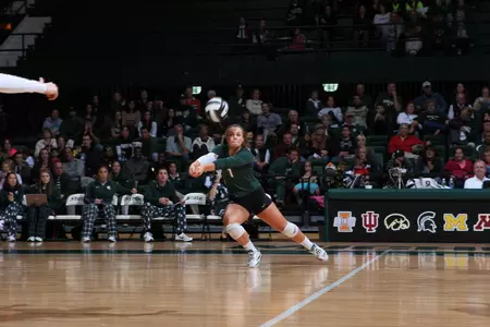 Libero Kori Moster was named Big Ten Defensive Player of the Year.