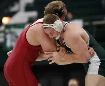 Michael McClure took first at heavyweight in the open bracket.