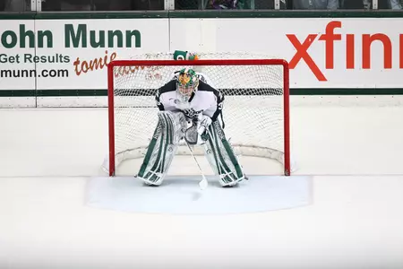 Jake Hildebrand suffered his third loss of the season - but has allowed just four goals in those contests.