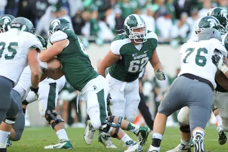Fifth-year senior Chris McDonald has started 29 consecutive games at right guard.