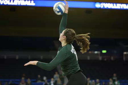 Lauren Wicinski led all players with 23 kills in the match.