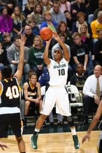 Freshman Branndais Agee has been working her way back into the rotation after missing the first four games with a foot injury.