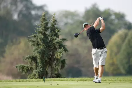 Senior Chris Mory had the most impressive win for the Spartans today, topping Manuel Lavin, 5&3.