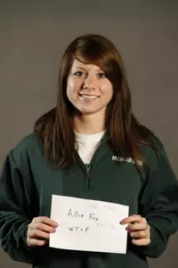 Allie Fox placed third in the women's 60 meters (7.82).