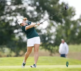 Caroline Powers tied for 10th place at the Regional Challenge with an 8-over 221.