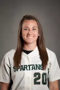 Stephanie Sanders started a 2-out rally for MSU in the fourth inning.