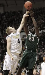 Draymond Green posted a double-double with 20 points and 10 rebounds against Purdue.