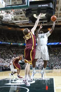 The Spartans play at Minnesota on Wednesday night.