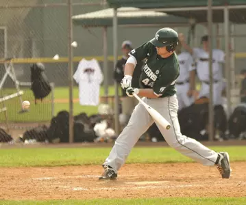 Freshman Ryan Krill hit his first collegiate home run in MSU's 6-2 win over Furman Saturday night at the First Pitch Invitational.