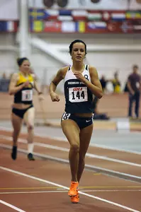 Sara Kroll placed fourth in the women's 3000 meters.