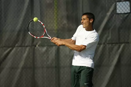 Harry Jadun has complied a 2-1 singles record and 7-3 doubles record for the year