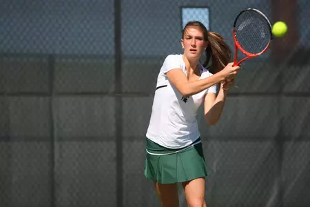 Sophomore Marina Bohrer is 5-1 at the No. 3 singles spot.