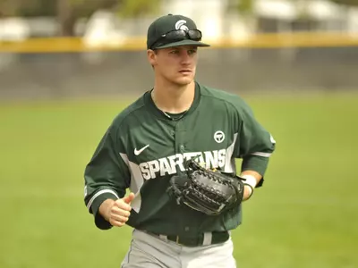 Jordan Keur leads the team and ranks fourth in the Big Ten with his .458 batting average.