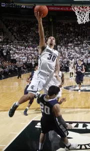 Senior transfer Brandon Wood has found a home at Michigan State.