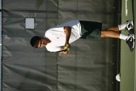Ronnie Hulewicz won on court two in singles play 7-5, 6-0