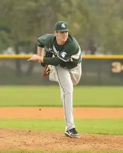 Trey Popp picked up his first win of the season after striking out three in three scoreless innings of relief in MSU's 13-3 victory over Bowling Green Tuesday.