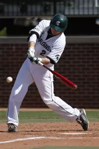 Jared Hook drove in the game-winning run with a sacrifice fly in the bottom of the ninth as MSU topped Central Michigan, 6-5.