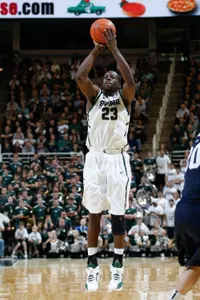 Team MVP Draymond Green is the only player in the Big Ten to rank among the Top 10 in scoring, rebounding and assists.