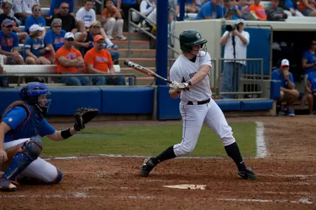 Sophomore Sarah Bowling and the Spartans fell to No. 17 UCLA 15-6 on Wednesday (March 7).