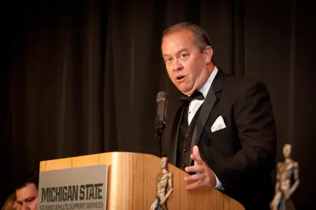 MSU Athletics Director Mark Hollis and the athletic department honored student-athletes with a GPA of 3.0 or higher on Monday night at the annual Academic Gala.
