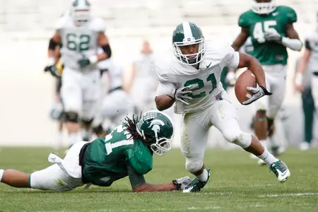 Andre Sims Jr. is one of the young receivers, who'll have a chance to showcase his talents in Saturday's spring game.