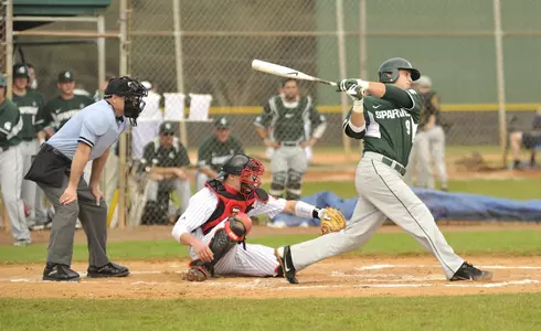 Jimmy Pickens tied the game at 7 with a solo homer in the seventh inning, then delivered the game-winning RBI double in the 13th as MSU beat Michigan in 13 innings, 10-8, on Sunday in Ann Arbor.
