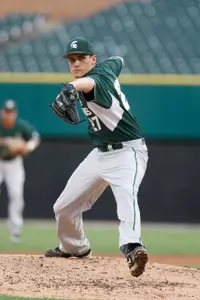 Mick VanVossen won his fourth game of the season after allowing just two runs on five hits in seven innings against Central Michigan on Tuesday night.