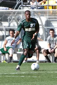 Fatai Alashe had two goals in the final three Spartan spring contests