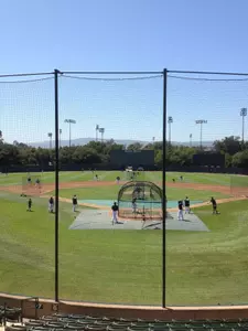 MSU takes batting practice on Thursday at Klein Field at Sunken Diamond.