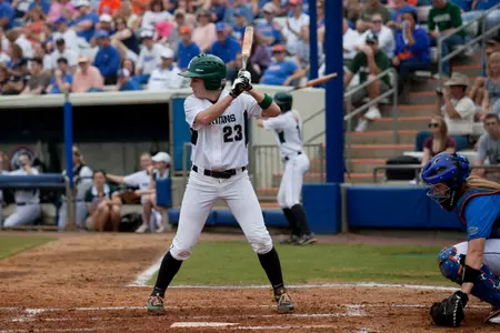 Alyssa McBride went 1-for-2 for the Spartans against Northwestern on Sunday.