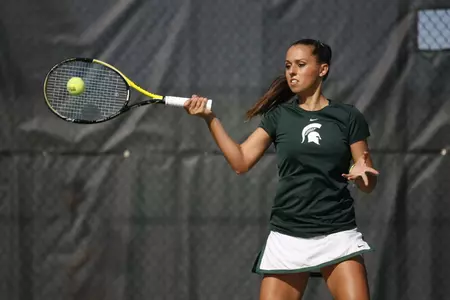 Michaela Silesova went 5-14 in singles play this season.