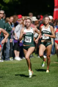Redshirt senior Rachel McFarlane and redshirt sophomore Leah O'Connor place 10th and 11th, respectively.