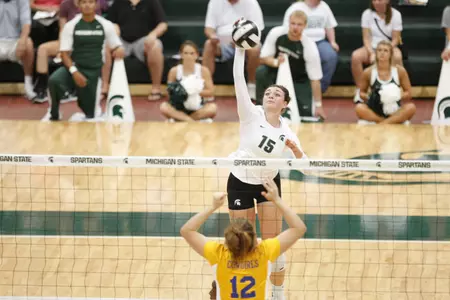 Lauren Wicinski led MSU with 11 kills and added six digs.