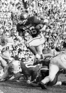 Clinton Jones was a two-time All-American and led the Spartans in rushing on the 1965 and 1966 National Championship and Big Ten Championship teams.